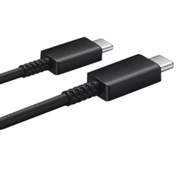 USB-C to USB-C Fast Charging Cable (1m) Wholesale – Compatible with iPhone 15/16 Series, Samsung S24/S23/S22+, MacBook & More – 5A Power, Durable & Tangle-Free – US Version with Warranty (Black) - Image 2