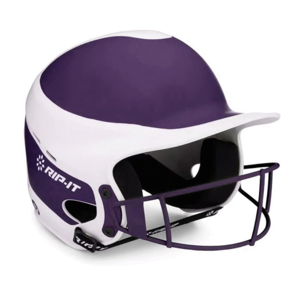 RIP-IT Vision Pro Softball Batting Helmet Matte Black coastaldistributions.
