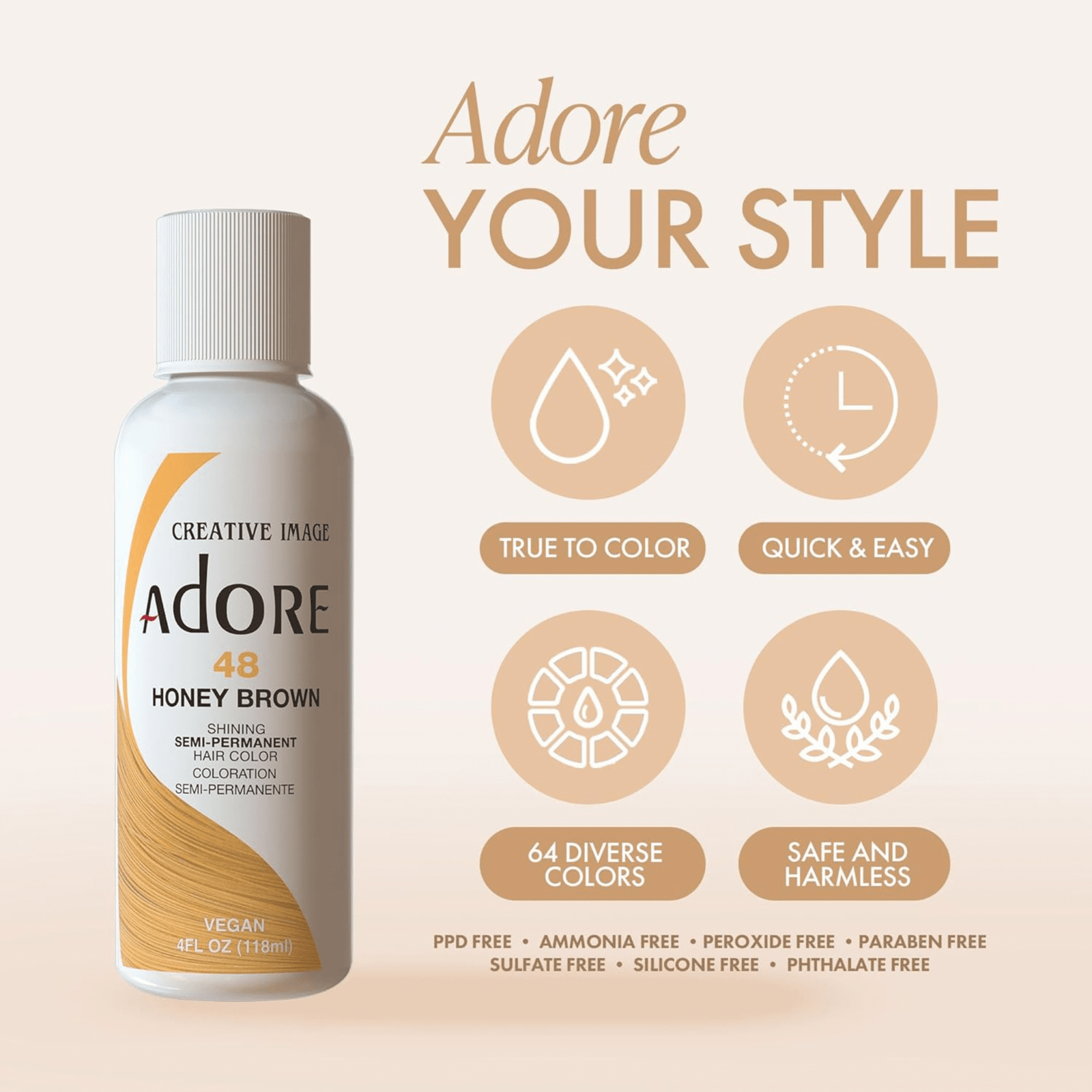 Adore Semi-Permanent Hair Color 046 Spiced Amber CoastelDistributionGroup (1)