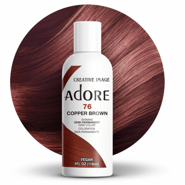 Adore 076 Copper Brown Semi Permanent Hair Color Wholesale CoastalDistributions