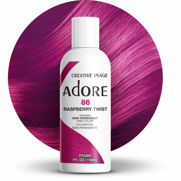 Adore 086 Raspberry Twist Semi-Permanent Hair Color (1)