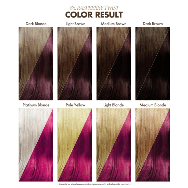 Adore 086 Raspberry Twist Semi-Permanent Hair Color (1) CoastalDistributionGroup