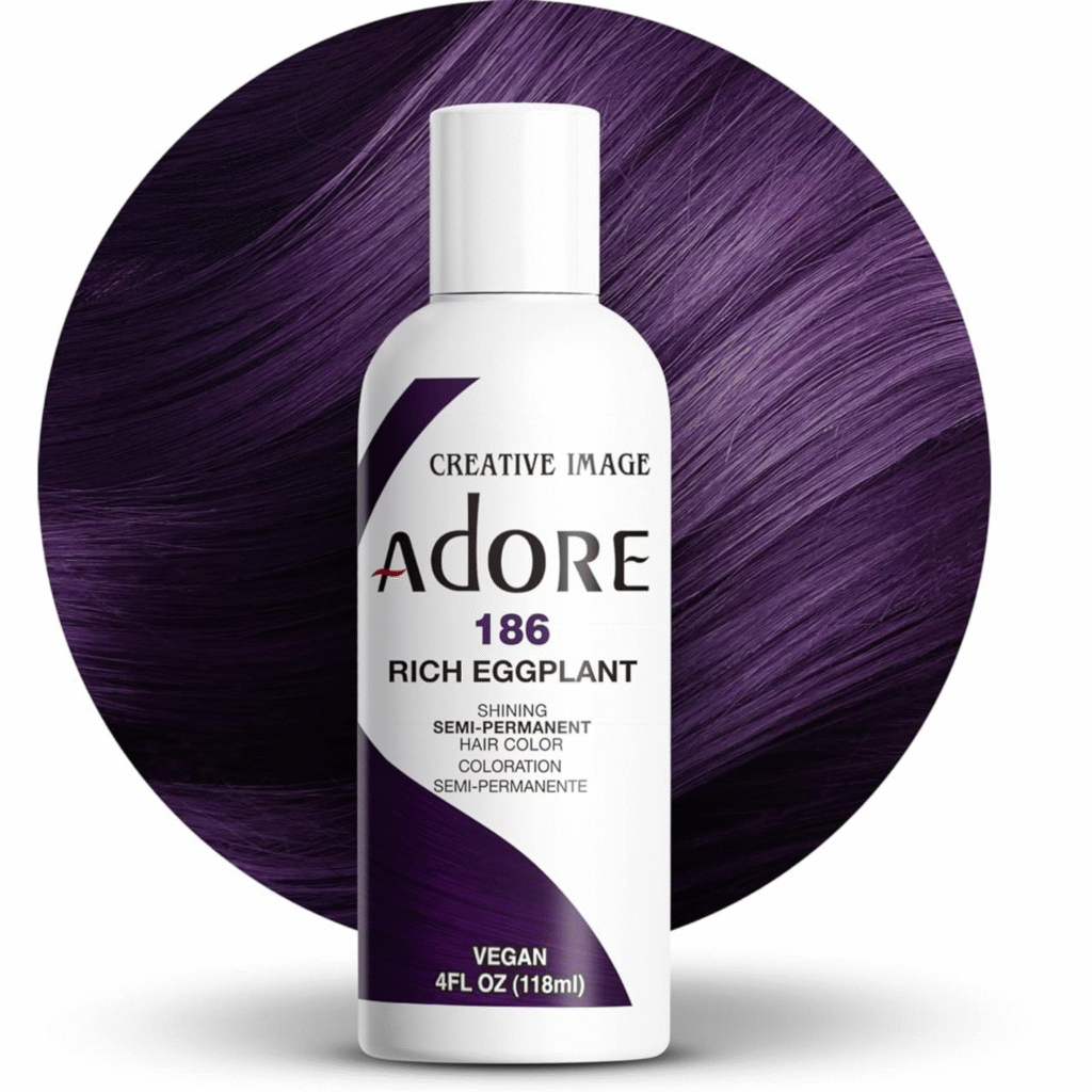 Adore 186 Rich Eggplant Semi-Permanent Hair Color Wholesale CoastalDistributions (1)
