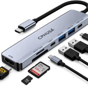 USB C Hub 7 in 2 For Mackbook